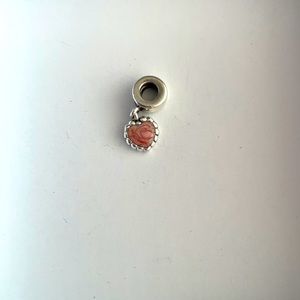 Pandora dangling heart charm